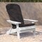 Flash Furniture White Folding Adirondack Chairs-Gray Cushions, 2PK 2-JJ-C14505-CSNGY-WH-GG - alternate 9